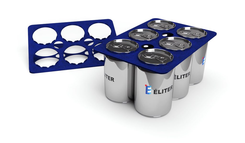Cardboard Can Carrier - ELITER Packaging Machinery - sustainable packaging to replace shrink wrap